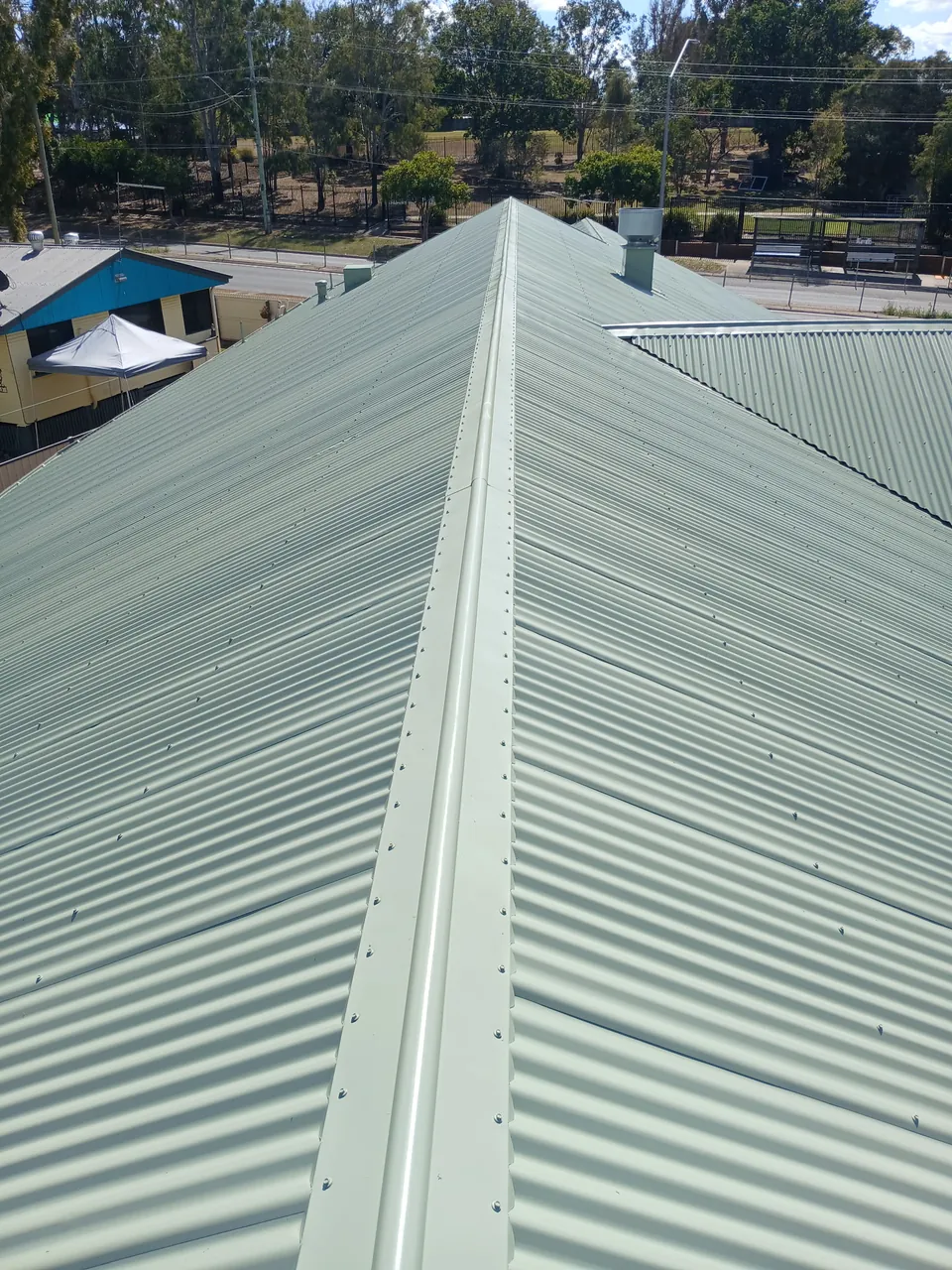 Metal roof restoration